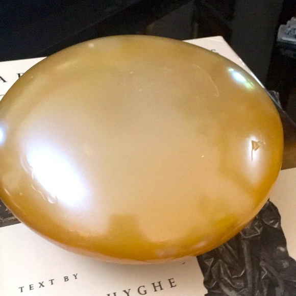 Vintage, handblown glass bud vase. Beautiful amber color. - Picture 6 of 6